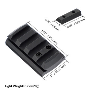 Ohhunt Compact Red Dot Mount Plate Kompatibel mit R & R RMS <span class=keywords><strong>Doctor</strong></span> <span class=keywords><strong>Sight</strong></span> - Product Image 2