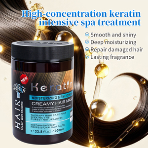Masque capillaire à la kératine en gros pour cheveux secs et abîmés, réparation absolue, masque réparateur pour cheveux - Product Image 5