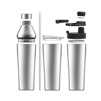 Shaker de barman isotherme anti-goutte en acier inoxydable - Bec verseur de précision