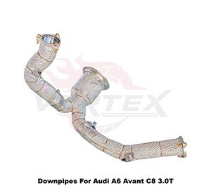 Tuberías de Escape de Alto Rendimiento Vortex para Audi A6 Avant C8 3.0T, Conector de Colector de Escape de Alto Flujo, Piezas de Tuning - Product Image 3