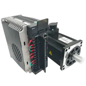 Yüksek kaliteli 220V 5.5KW üç fazlı elektrik ac servo motor sürücü ac servo motor