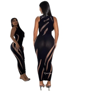 Nuevo Vestido Largo para Mujer 2026, Modelo Popular para Exportación y Venta Nacional, Estilo Ins, Venta Rápida, Nylon, ODM, Ropa de Club, Lencería - Product Image 5