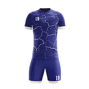 Ensemble complet d'uniformes de football, tissu sublimé respirant à séchage rapide, unisexe, logo personnalisé professionnel, OEM ODM, vente en gros - Product Image 1