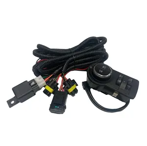 Arnés de cableado de lámpara LED antiniebla, interruptor de luz antiniebla automático, arnés de cableado eléctrico para JEEP Wrangler compass RENEGADE