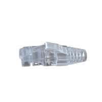 Venta al por mayor chapado en oro RJ11 RJ 45 Conector Pin UTP Cat 5E Cat6 Ethernet 8P8C LAN Cable Red RJ45 Conector de enchufe