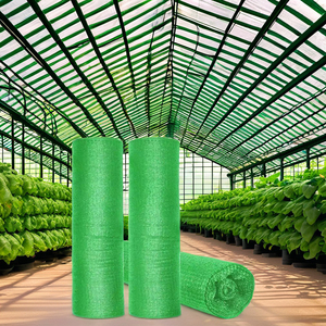 Tela de malla parasol plástico anti-UV HDPE jardín verde 60-150gsm 30-90% Tasa de sombra - Product Image 4
