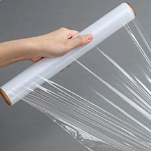 Precio de fábrica Película elástica de embalaje de plástico 50cm * 250M * 22um Envoltura de PE para envolver paletas Pintura Negocios y compras - Product Image 2