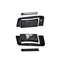 Couvre-poignée de porte extérieure en fibre de carbone Garniture décorative intérieure en carbone Kits de modification de voiture pour Nissan 350Z 2003-2006