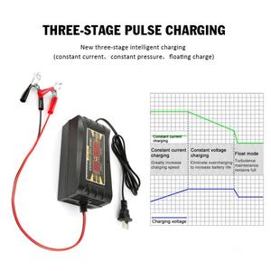 เครื่องชาร์จ<span class=keywords><strong>แบ</strong></span><span class=keywords><strong>ต</strong></span>เตอรี่รถยน<span class=keywords><strong>ต</strong></span>์อัตโนมั<span class=keywords><strong>ต</strong></span>ิเ<span class=keywords><strong>ต</strong></span>็มรูปแบบ <span class=keywords><strong>12V</strong></span> 6A/10A <span class=keywords><strong>ชาร์จ</strong></span>เร็วอัจฉริยะ สำหรับ<span class=keywords><strong>แบ</strong></span><span class=keywords><strong>ต</strong></span>เตอรี่แบบเปียกและแห้ง จอแสดงผลดิจิ<span class=keywords><strong>ต</strong></span>อล LCD ปลั๊ก EU/US - Product Image 2