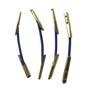 Aangepaste Lengte Gevlochten Polyester Weerhaken Elastisch Koord Met Metalen Tips Voor Kleding Handwerk Tassen Schoenen Huis Textiel Gecoat Afwerking - Product Image 2