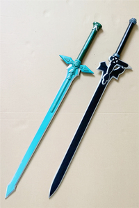 Épées en bois à répulsif foncé, cosplay en ligne - Product Image 5