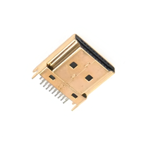 Conector USB Macho de 19 Pines con Carcasa Chapada en Oro, Tipo Splint de 1.6mm, para Transferencia de Datos