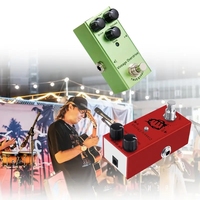 Amplificador de Guitarra Mini Overdrive Vintage a Precio de Fábrica, Pedal de Efectos Eléctricos True Bypass, Metálico