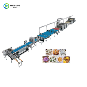 Máquina industrial para hacer pan Naan, máquina eléctrica completamente automática para hacer Roti, producción de pan Chapati, línea de fabricación de pita turca - Product Image 5