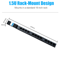 Dahua — unité de Distribution électrique, 12 prises, allemagne, PDU 1.5U, 3P, 30A, 63A, PDU