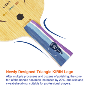 Nueva Llegada 2025, KIRIN 5Pro, Madera de <span class=keywords><strong>Limba</strong></span> Importada, Hoja Profesional de Tenis de Mesa para Entrenamiento Avanzado de Ping Pong - Product Image 3