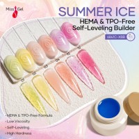 Missgel Gel UV Constructeur Haute Qualité Sans HEMA OEM ODM 30g 1kg Sans TPO Gel Dur Auto-Nivelant pour Extension d'Ongles