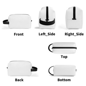 Người Đàn Ông Của Thân Thiện Với Môi PU Dây Kéo Không Thấm Nước Cho Túi Mỹ Phẩm Tổ Chức Nhiều Khoang Du Lịch Cạo Râu <span class=keywords><strong>Dopp</strong></span> (Biểu Tượng Tùy Chỉnh 1 - Product Image 3