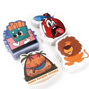 Etiquetas de Diseño Personalizadas para Empresas, Etiqueta Adhesiva Impermeable con Logotipo de Dibujos Animados, Impresión de Etiquetas Adhesivas, Vinilo Holográfico, Hoja de Etiquetas Adhesivas con Corte Personalizado - Product Image 4