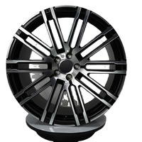 Velg Racing Geruida Gloss Black Split Multi Spoke Forged 6061 T6 Aluminium Alloy 12000T Pressed TUV JWL S2-00058 18-23" Custom