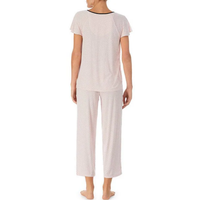 Ensemble de pyjama élégant et décontracté pour femme Beefey, léger, respirant, à manches courtes, taille élastique, vêtements de nuit confortables