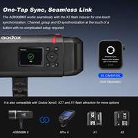 Meilleur flash de studio portable Godox Ad600 BM II 600W avec synchronisation haute vitesse 1/8000s, télécommande sans fil, monture Bowens, sac de transport
