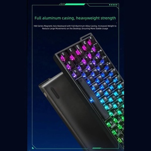 Teclado Mecánico para Juegos <span class=keywords><strong>de</strong></span> Alta Gama, Personalizado, con Cable, Intercambiable en Caliente, Retroiluminación RGB, Portátil, 61 Teclas, Ejes Magnéticos, Respuesta Rápida - Product Image 5