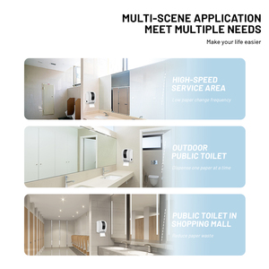 <span class=keywords><strong>Distributeur</strong></span> mural manuel de <span class=keywords><strong>papier</strong></span> toilette et de serviettes en <span class=keywords><strong>papier</strong></span> géantes FQ-001 pour salle de bain - Product Image 4