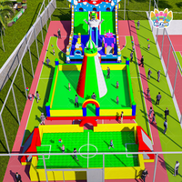 Parc de jeux gonflables géant certifié TUV, plus grand château gonflable, parc à thème gonflable, aire de jeux gonflable