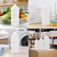 Xypackaging – Bouteilles d'emballage en plastique HDPE de 400 ml en gros, vides, avec bouchon à vis, pour lotions, shampoings, sérigraphie