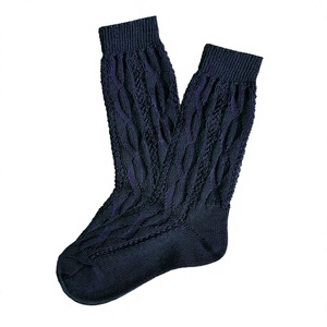 <b>Men</b> Oktoberfest Trachten Cuffed <b>Socks</b> Waffle Knit Edelweiss Brooch Bavarian Traditional Costume <b>Socks</b> - Product Image 1