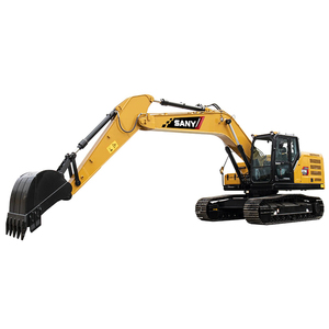 Nouvelle pelle sur chenilles SANY SY215C-S jaune, équipement de construction de taille moyenne, machine de terrassement robuste - Product Image 1