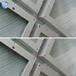 Profilé en aluminium extrudé Runze 4080 2022, pièces de découpe solaire, système de charpente industrielle, composants métalliques sur mesure - Product Image 4