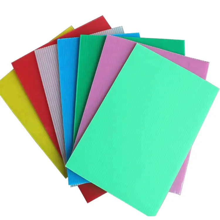 Wholesale Free Sample 10mm Colored PP Plastic Panel For Backing Cutting Panel For Packaging