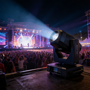 Precio al por mayor: Luz móvil de haz y spot de 350W con fuente de luz 17R, doble gobo y atenuación lineal para <span class=keywords><strong>alquiler</strong></span> en giras y espectáculos. - Product Image 1