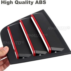 Embellecedor de ventana trasera triangular StarNav para Dodge Charger 2011-2021, cubierta de ventana de ventilación lateral trasera, accesorios para coche - Product Image 4