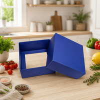 Boîte en carton écologique à couvercle rigide et base, construction durable, grande capacité, conception facile à assembler pour l'expédition en e-commerce en gros