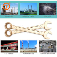 Sécurité anti-étincelles 27mm 32mm aluminium Bronze clé à marteler outils non-étincelants clé combinée