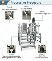 Homogénéisateur émulsifiant automatique sous vide ORME pour la fabrication de crème pour les mains, de shampoing, de mayonnaise alimentaire, cuve de mélange