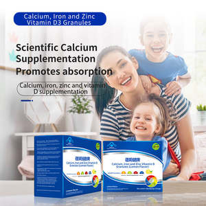 Beilijian Marque Calcium Fer Zinc Vitamine D Granule Saveur De Citron pour Adultes Adolescents Enfants - Product Image 2