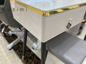 Meubles modernes de haute qualité <span class=keywords><strong>Commode</strong></span> haute brillance pour chambre à coucher Coiffeuse de style nordique - Product Image 5