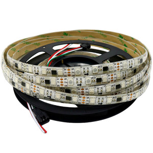 Không thấm nước ws2811 madrixs lập trình địa chỉ ánh sáng 5050 RGB Giấc Mơ Màu Led Pixel RGB Dải DC12V 16.4ft 300led Trắng PCB - Product Image 5