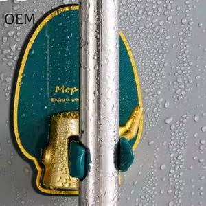 ODM ที่แขวนไม้กวาดไม้ถูพื้นติดผนังหนักที่แขวนที่แขวนที่แขวนที่แขวนไม้กวาดชั้นเก็บแปรงกวาดตะขอจัดระเบียบเรียบร้อย - Product Image 1