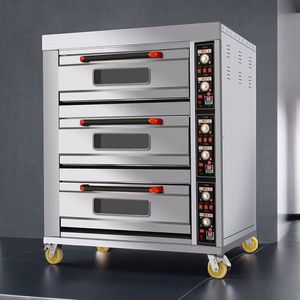 Horno de leña para pizza, pan afgano, productos horneados, pasteles, panadería, con puerta francesa, mini cubierta de bolsillo, compatible con leña, carbón, gas, 240V, lampa para niños, <span class=keywords><strong>Tmer</strong></span>, usado en tienda - Product Image 3