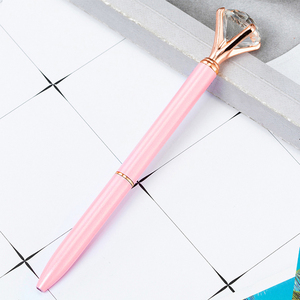 ปากกาลูกลื่นคริสตัลทำจากโลหะ GS1005โลโก้ปากกาเพชรขนาดใหญ่ออกแบบได้ตามต้องการ - Product Image 4