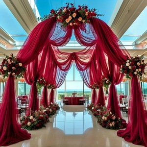 Suministros para Fiestas de Boda Románticas, Fundas para Sillas, Cintas para Pasillos, Arcos, Fundas para Sillas de Mesa, Decoraciones con Lazos - Product Image 4