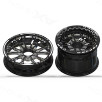 Jantes forgées AX 15 17 20 pouces pour camion de drag racing, jantes de drag racing personnalisées avec beadlock 15x10 6x139.7 6x135 pour Ford F150 GMC Sierra 1500