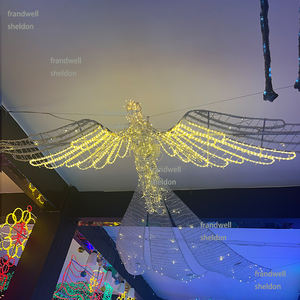 Charge de traîneau de père Noël lumière chaude adultes/6m renne illuminé <span class=keywords><strong>et</strong></span> traîneau/traîneau de Noël de renne éclairé grandeur nature - Product Image 5