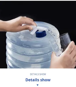 Cubo y Dispensador Plegable Impermeable de TPE Ecológico de 5L-15L, Diseño Deportivo para Camping y Actividades al Aire Libre, Venta al Por Mayor - Product Image 4