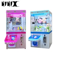 Mini Máquina Comercial de Grúa de Garra Metálica con Monedas, con Alimentación USB, para Centros de Entretenimiento, Centros Comerciales y Entradas de Supermercados